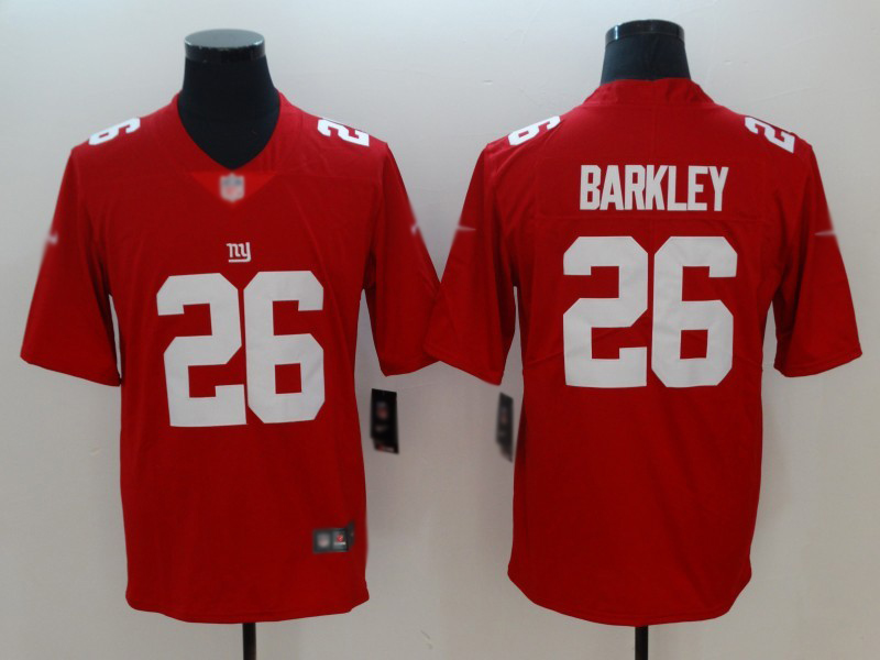 Giants #26 Saquon Barkley Red Men's Stitched Football Limited Inverted Legend Jersey