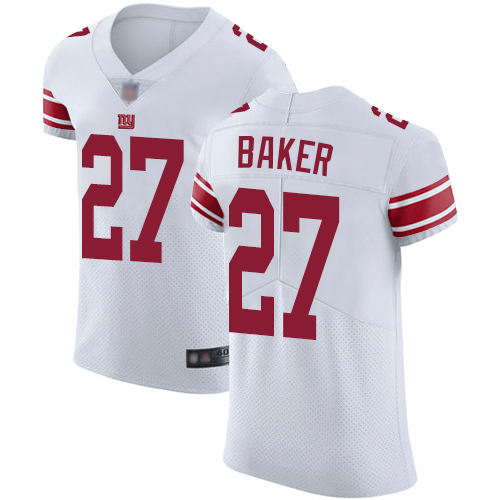 Giants #27 Deandre Baker White Men's Stitched Football Vapor Untouchable Elite Jersey