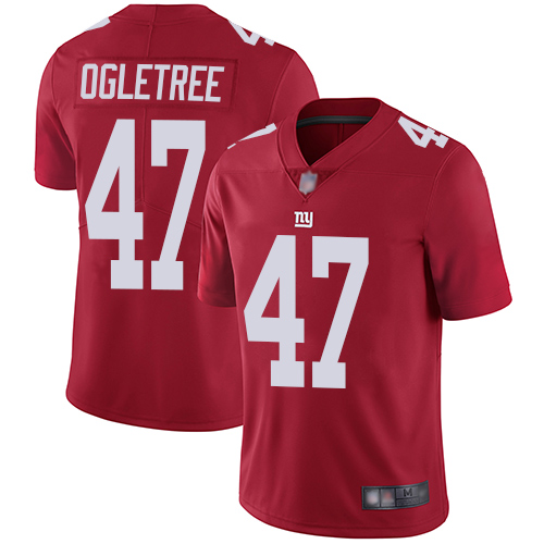 Giants #47 Alec Ogletree Red Alternate Men's Stitched Football Vapor Untouchable Limited Jersey