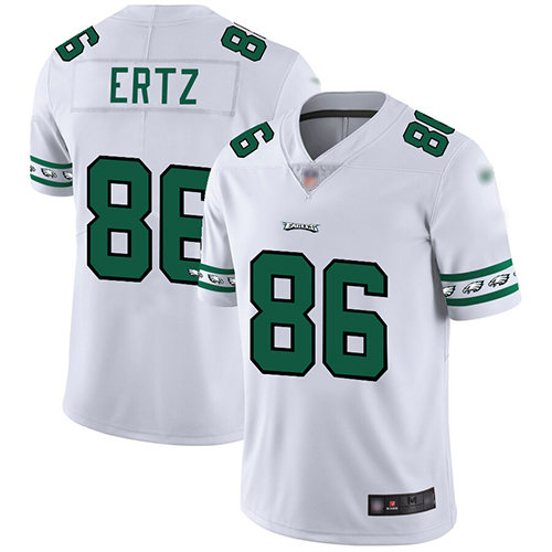 Eagles #86 Zach Ertz White Men's Stitched Football Limited Team Logo Fashion Jersey