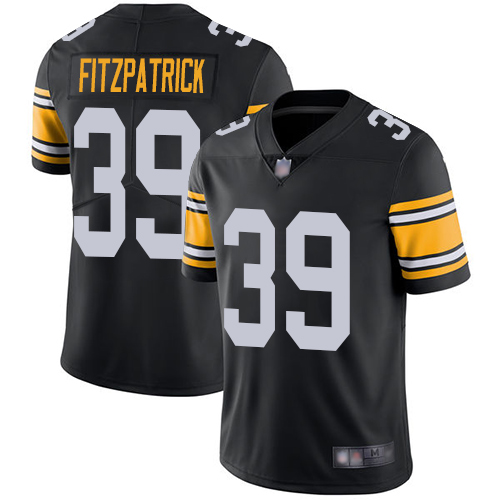 Steelers #39 Minkah Fitzpatrick Black Alternate Men's Stitched Football Vapor Untouchable Limited Jersey