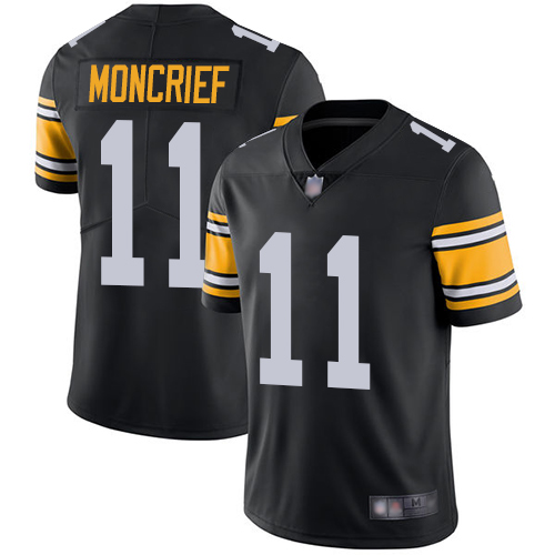 Steelers #11 Donte Moncrief Black Alternate Men's Stitched Football Vapor Untouchable Limited Jersey