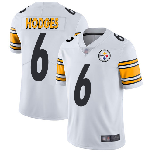 Steelers #6 Devlin Hodges White Men's Stitched Football Vapor Untouchable Limited Jersey