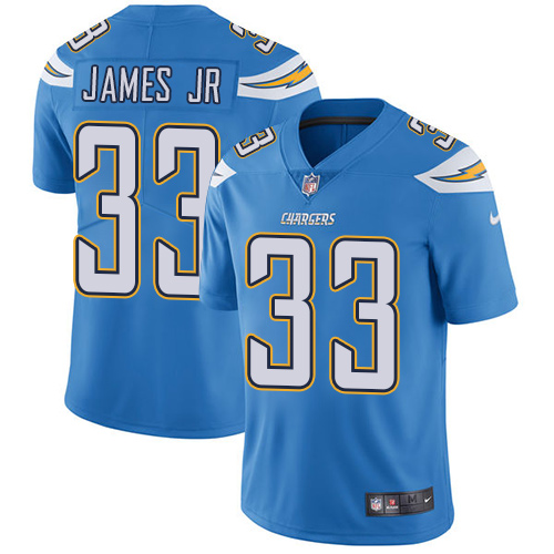 Chargers #33 Derwin James Jr Electric Blue Alternate Men's Stitched Football Vapor Untouchable Limited Jersey
