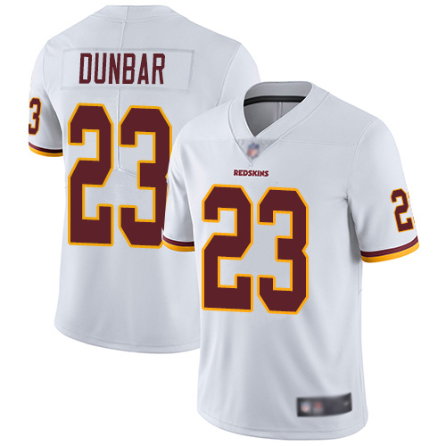 Redskins #23 Quinton Dunbar White Men's Stitched Football Vapor Untouchable Limited Jersey
