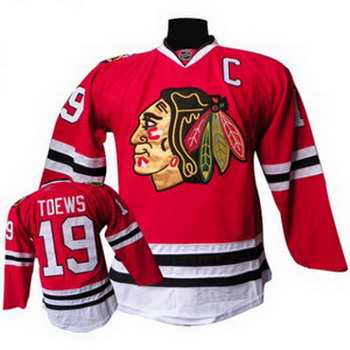 Chicago Blackhawks 19 TOEWS C Patch Red kids jersey For Sale