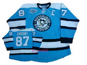 Pittsburgh Penguins 87 S.Crosby blue kid Jerseys For Sale
