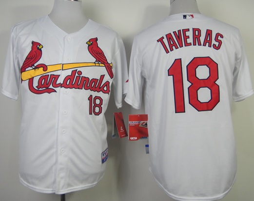 St. Louis Cardinals 18 Oscar Taveras White Cool Base MLB Jerseys