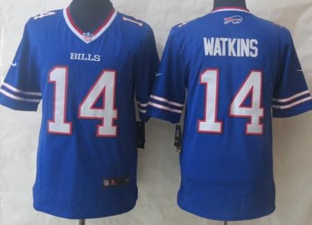 Nike Buffalo Bills #14 Sammy Watkins Blue Limited NFL Jersey
