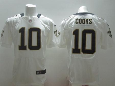 Nike New Orleans Saints 10 Brandin Cooks White Elite NFL Jerseys