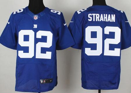 Nike Indianapolis Colts 92 Michael Strahan Blue Elite NFL Jerseys