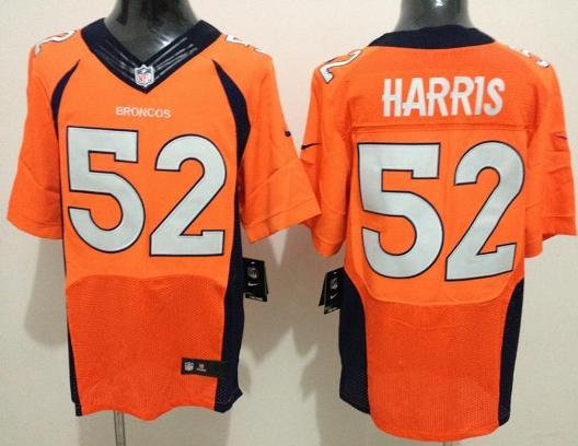 Nike Denver Broncos 52 Chris Harris Orange Elite NFL Jerseys