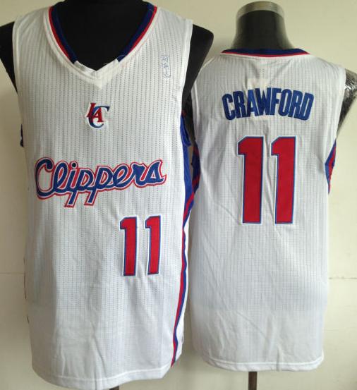 Los Angeles Clippers 11 Jamal Crawford White Revolution 30 NBA Jerseys