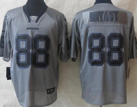 Nike Dallas Cowboys 88 Dez Bryant Lights Out Grey Elite NFL Jerseys