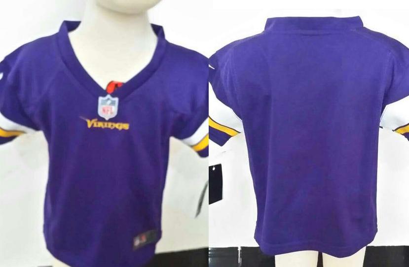 Baby Nike Minnesota Vikings Blank Purple NFL Jerseys