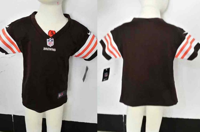Baby Nike Cleveland Browns Blank Brown NFL Jerseys