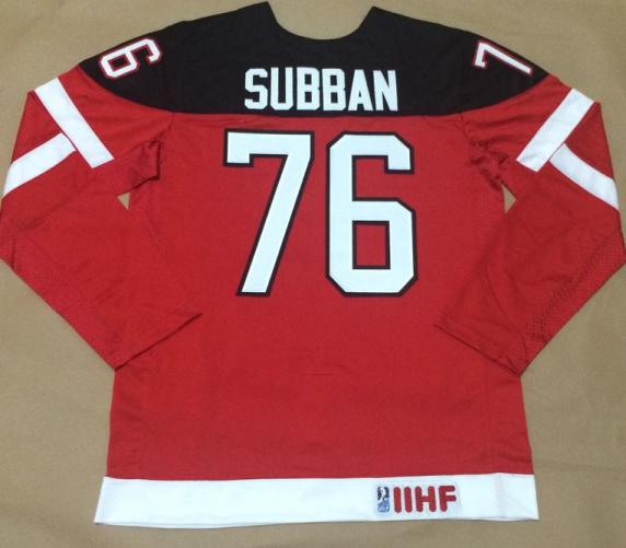 Canada Olympic 100th Anniversary 76 P.K. Subban Red Hockey Jerseys
