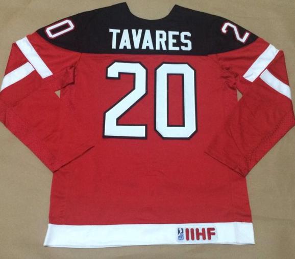 Canada Olympic 100th Anniversary 20 John Tavares Red Hockey Jerseys