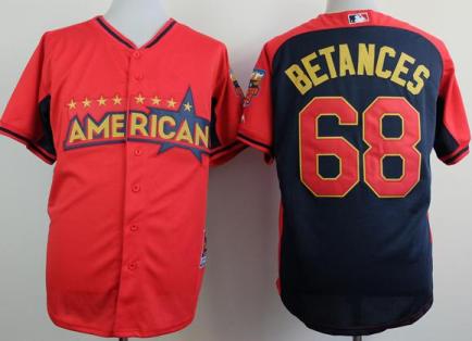2014 All-Star Game American League New York Yankees 68 Dellin Betances Red Blue MLB Jerseys