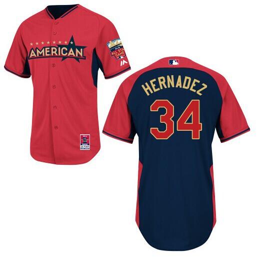 2014 All-Star Game American League Seattle Mariners 34 Felix Hernandez MLB Jerserys