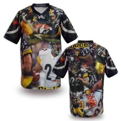 Nike Pittsburgh Steelers Blank Printing Fashion Game NFL Jerseys (2)