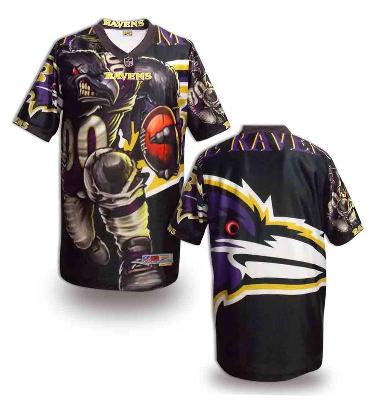 Nike Baltimore Ravens Blank Printing Fashion Game NFL Jerseys (6)