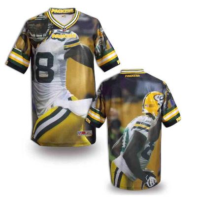 Nike Green Bay Packers Blank Printing Fashion Game NFL Jerseys (7)