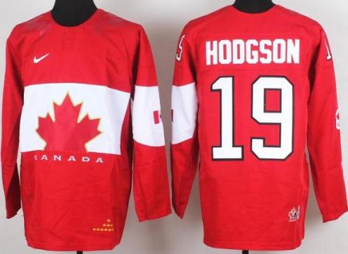 2014 IIHF ICE Hockey World Championship Canada Team 19 Cody Hodgson Red Jerseys