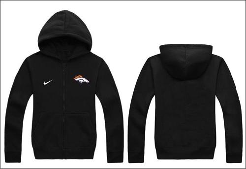 Nike Denver Broncos Authentic Logo Hoodie Black