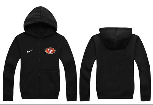 Nike San Francisco 49ers Authentic Logo Hoodie Black
