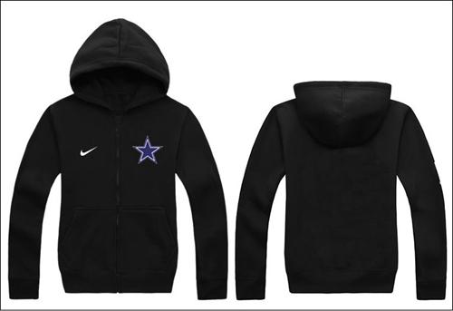 Nike Dallas Cowboys Authentic Logo Hoodie Black