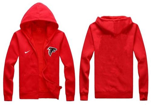 Nike Atlanta Falcons Authentic Logo Hoodie Red