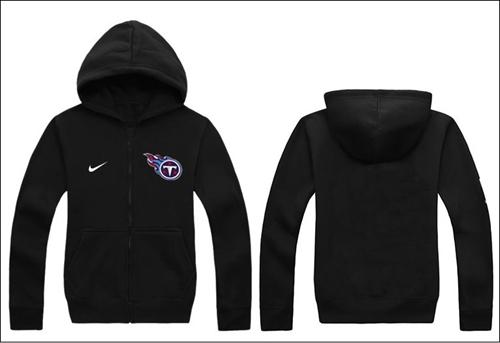 Nike Tennessee Titans Authentic Logo Hoodie Black