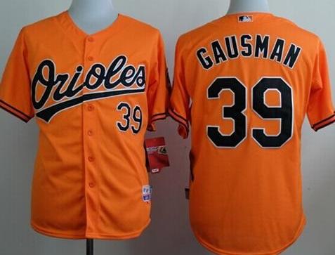 Baltimore Orioles 39 Kevin Gausman Orange Cool Base Stitched MLB Jersey