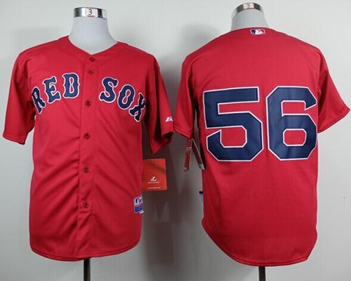 Boston Red Sox 56 Joe Kelly Red Cool Base Stitched MLB Jersey