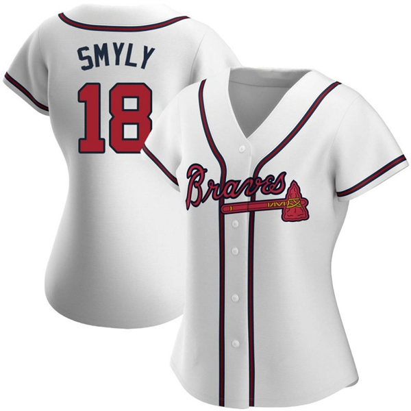 Womens Atlanta Braves #18 Drew Smyly (1)