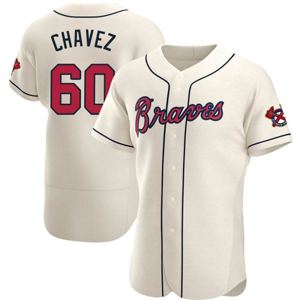 Mens Atlanta Braves #60 Jesse Chavez (1)