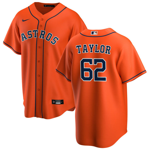 Youth Houston Astros #62 Blake Taylor Nike Orange Alternate CoolBase Jersey