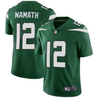 Men's New York Jets #12 Joe Namath 2019 Green Vapor Untouchable Limited Stitched Jersey