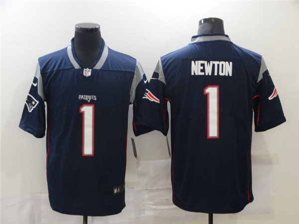 Men's New England Patriots #1 Cam Newton Navy Nike Vapor Untouchable Limited Jersey