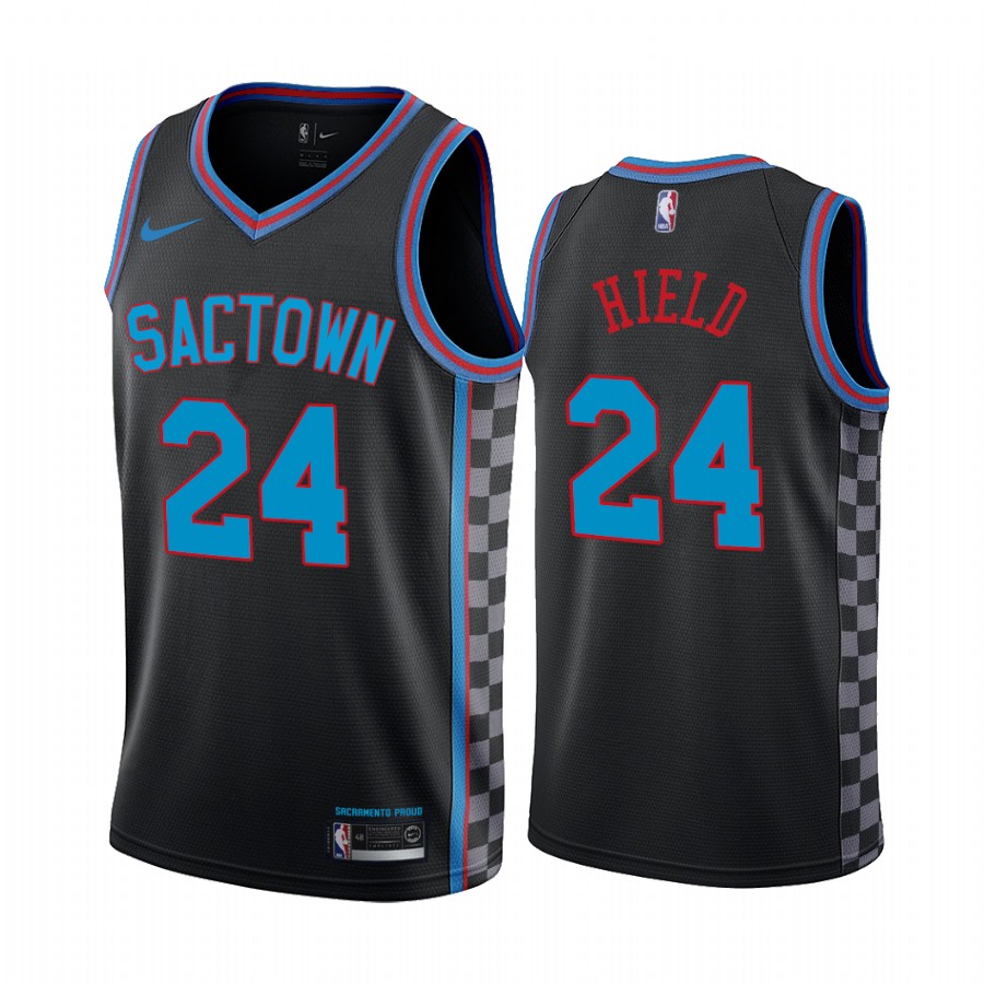 Nike Kings #24 Buddy Hield Black NBA Swingman 2020-21 City Edition Jersey