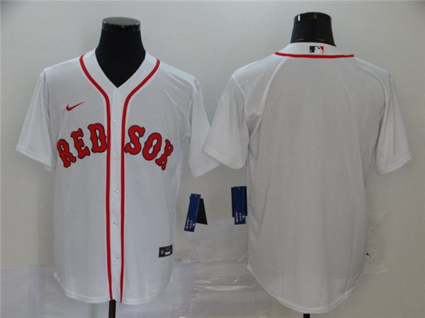 Men's Boston Red Sox Blank Nike White Home Cool Base Team Jersey