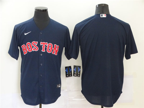 Men's Boston Red Sox Blank Nike Navy Home Cool Base Team Jersey