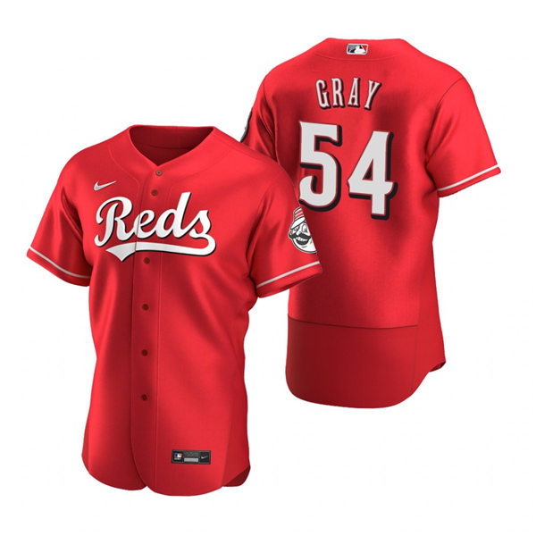 Men's Cincinnati Reds #54 Sonny Gray Nike Scarlet Alternate Reds Flex Base Player Jersey