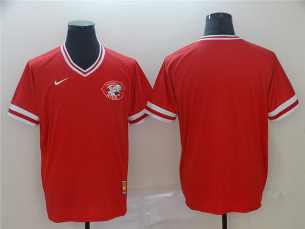 Men's Cincinnati Reds Blank Nike Scarlet Cooperstown Collection Jersey