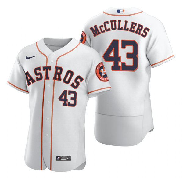 Men's Houston Astros #43 Lance McCullers Nike White Home Flexbase Jersey