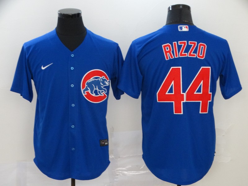Youth Chicago Cubs #44 Anthony Rizzo Nike Royal Jersey