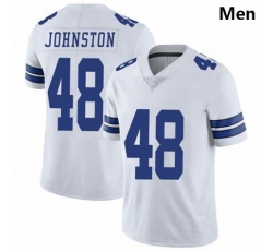 Men Dallas Cowboys #48 Daryl Johnston Nike Vapor White Limited Jersey