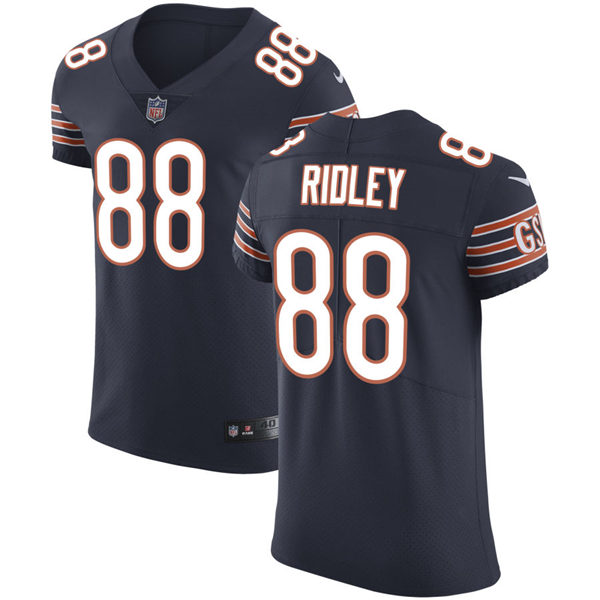 Men's Chicago Bears #88 Riley Ridley Nike Navy Vapor Limited Jersey