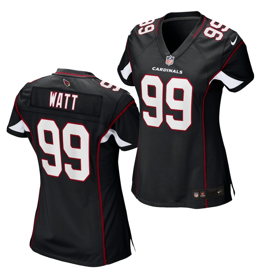 Womens Arizona Cardinals #99 J.J. Watt Nike Black Alternate Limited Jersey